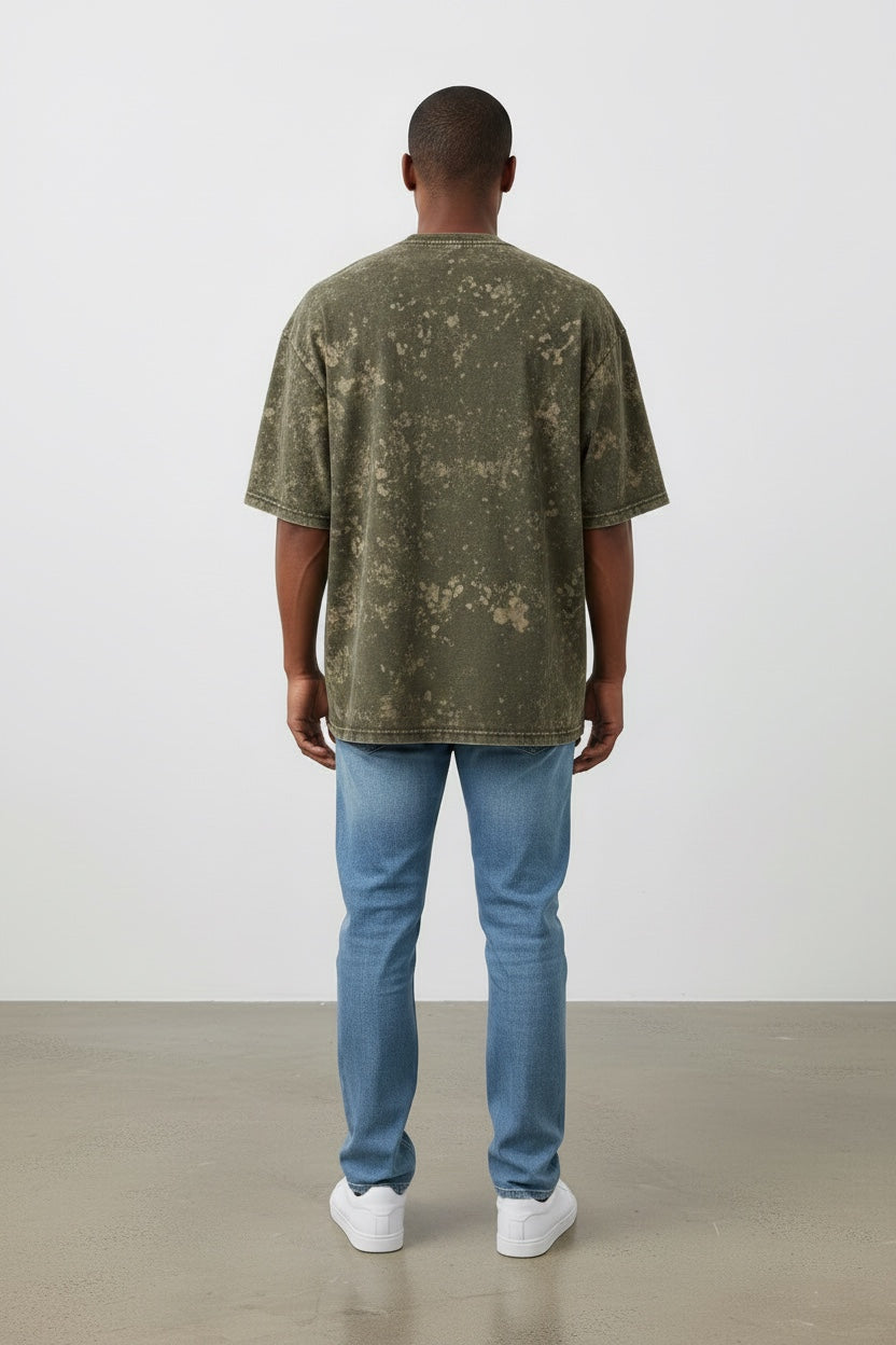 THE METROPOLIS OVERSIZED TEE // ACID WASH
