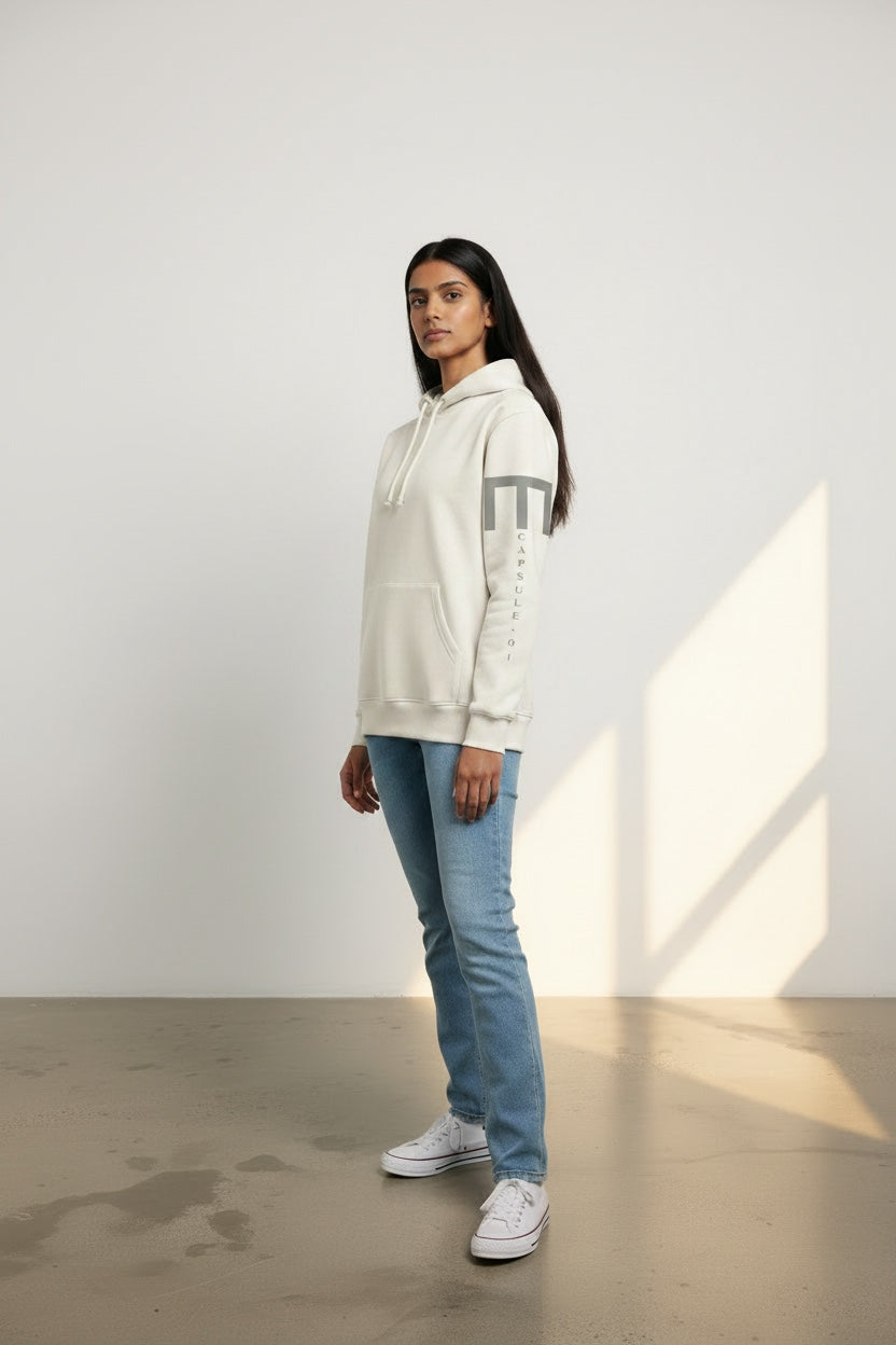 Cotton loopknit Capsule Hoodie